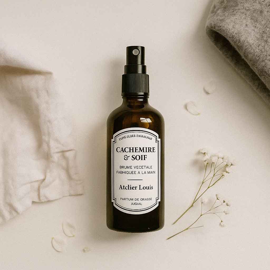 Brume végétale naturelle cachemire et soie · atelier louis