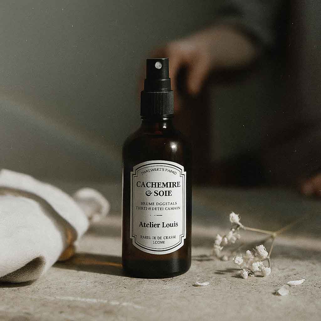 Brume végétale naturelle cachemire et soie · atelier louis