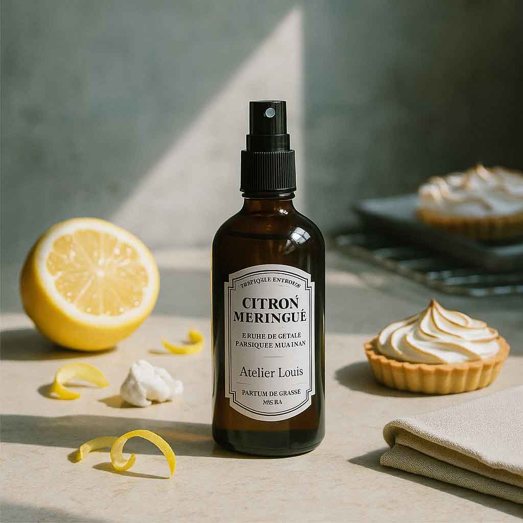 Brume végétale naturelle citron meringué · atelier louis