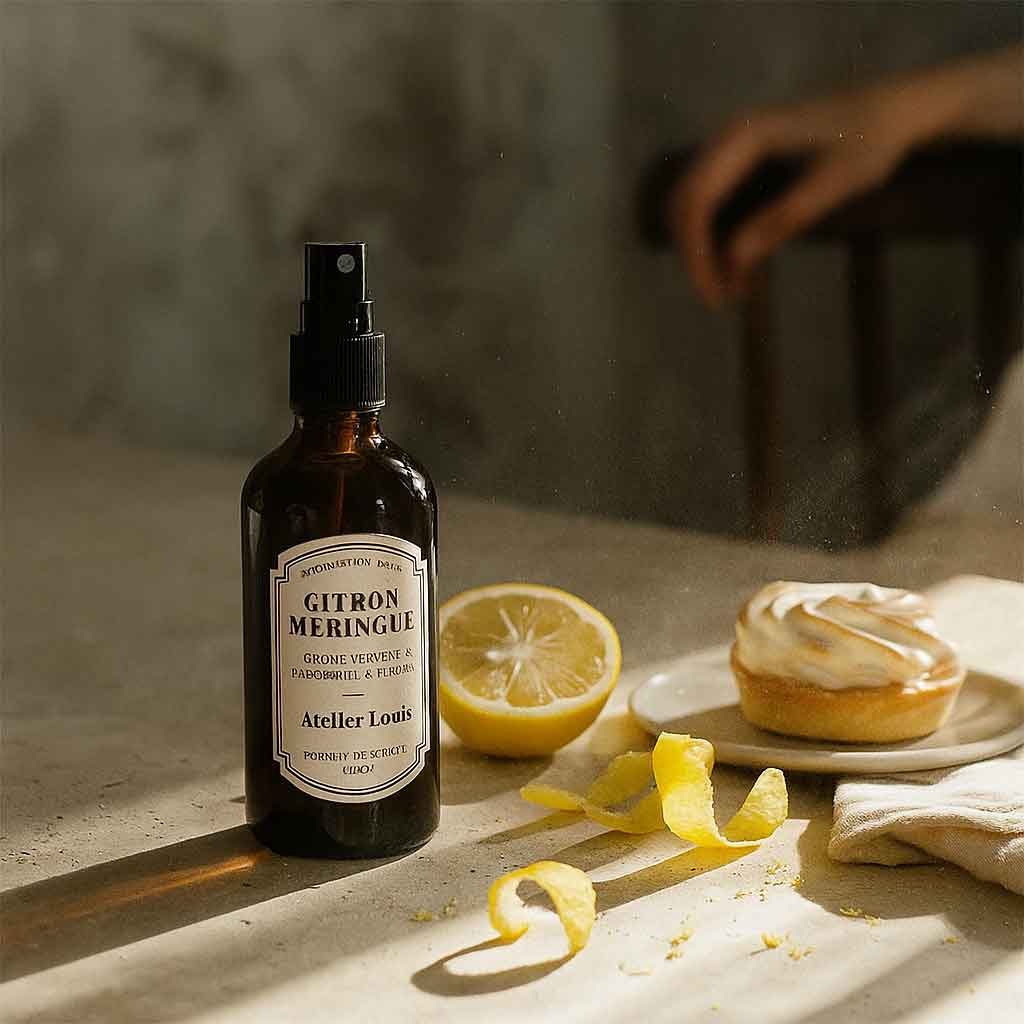 Brume végétale naturelle citron meringué · atelier louis