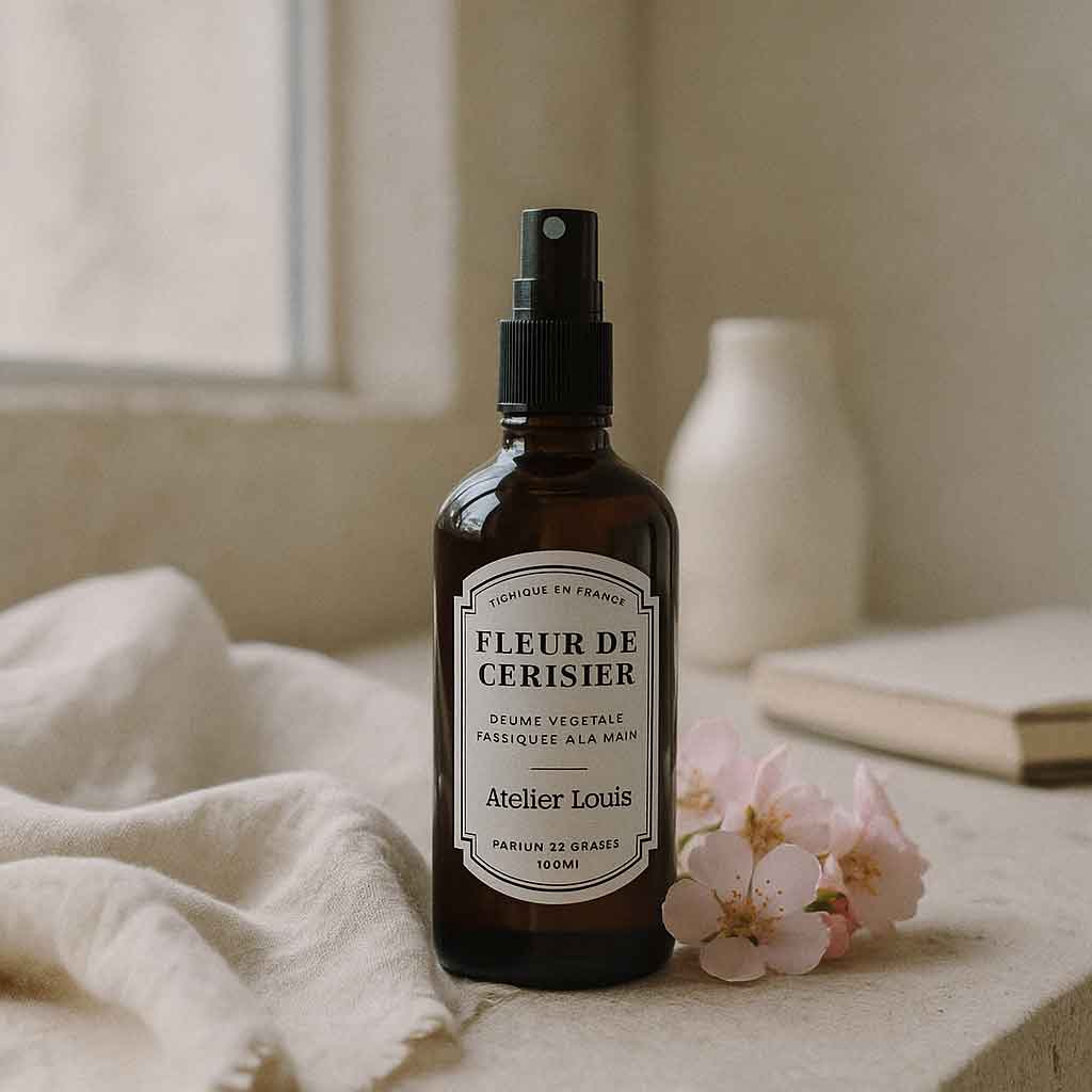 Brume végétale naturelle fleur de cerisier · atelier louis