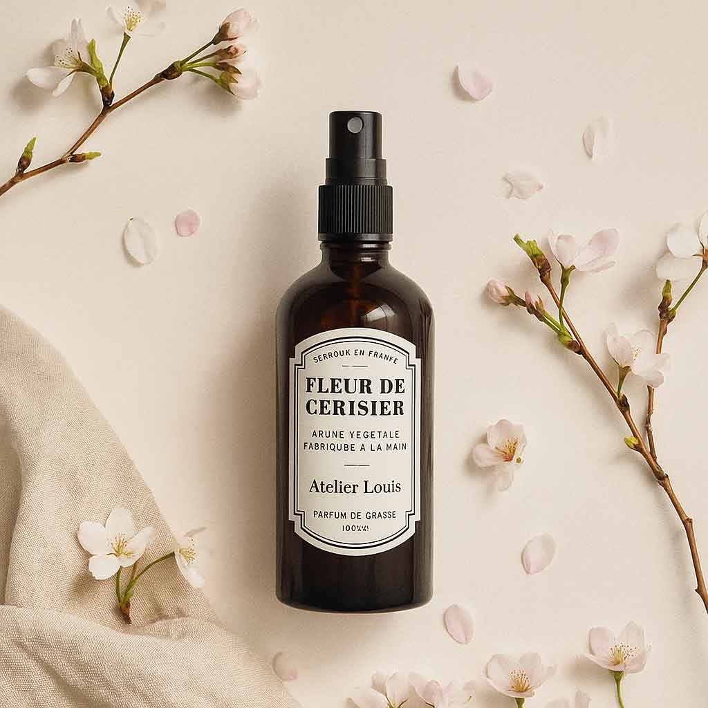 Brume végétale naturelle fleur de cerisier · atelier louis