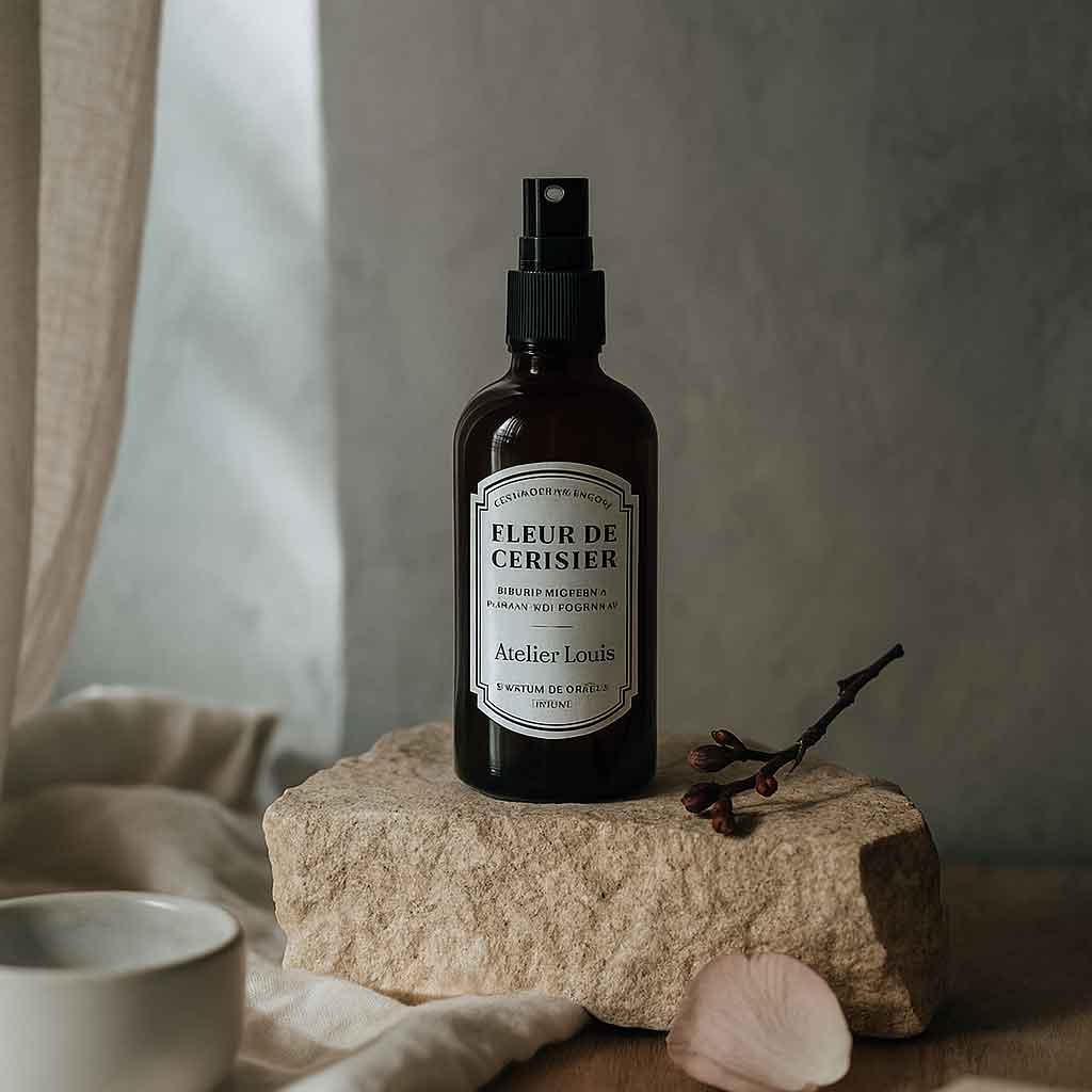 Brume végétale naturelle fleur de cerisier · atelier louis