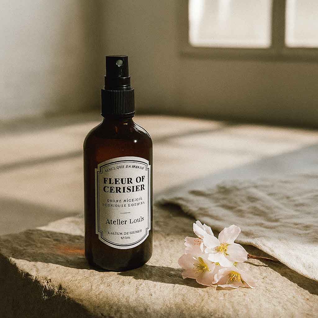 Brume végétale naturelle fleur de cerisier · atelier louis