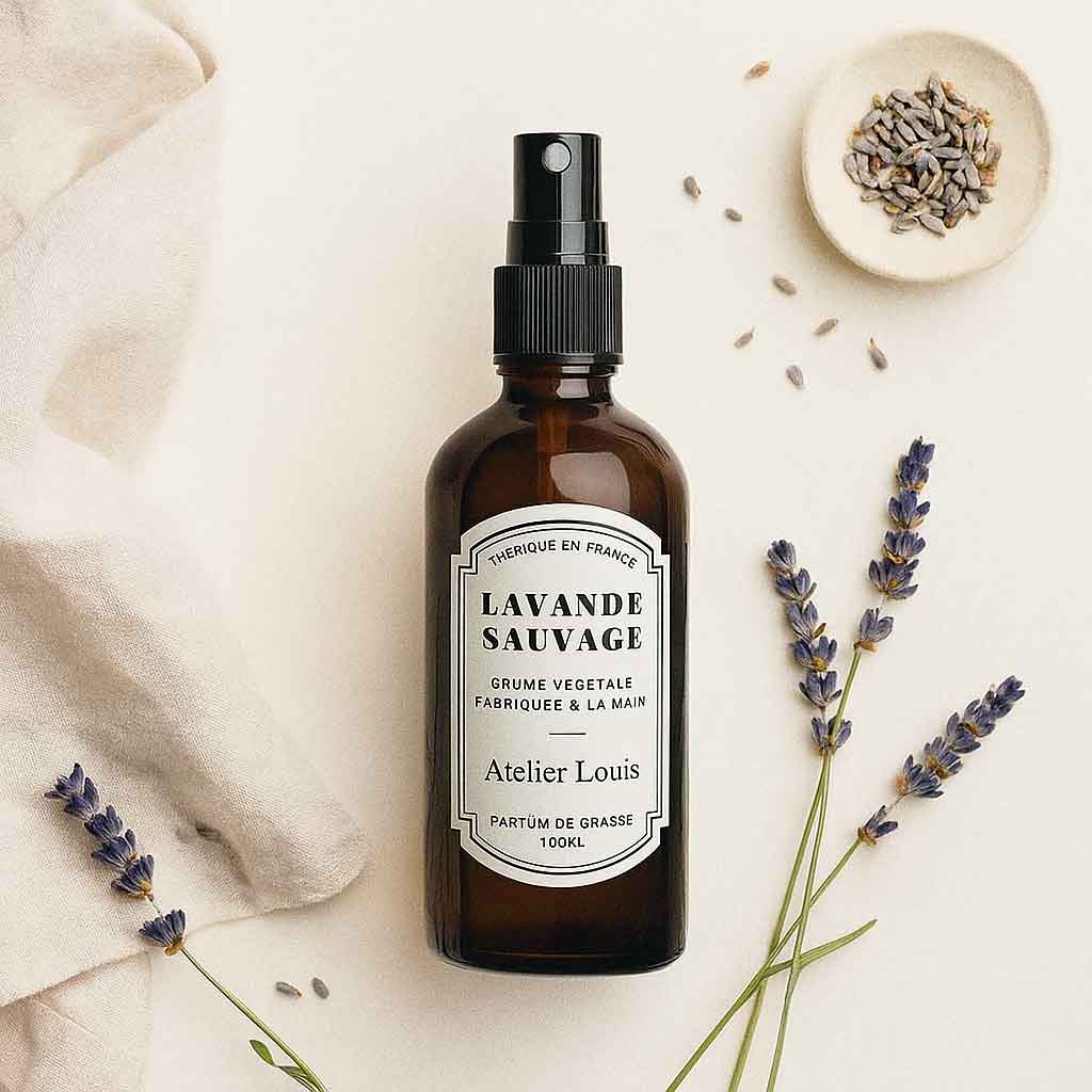 Brume végétale naturelle lavande sauvage · atelier louis