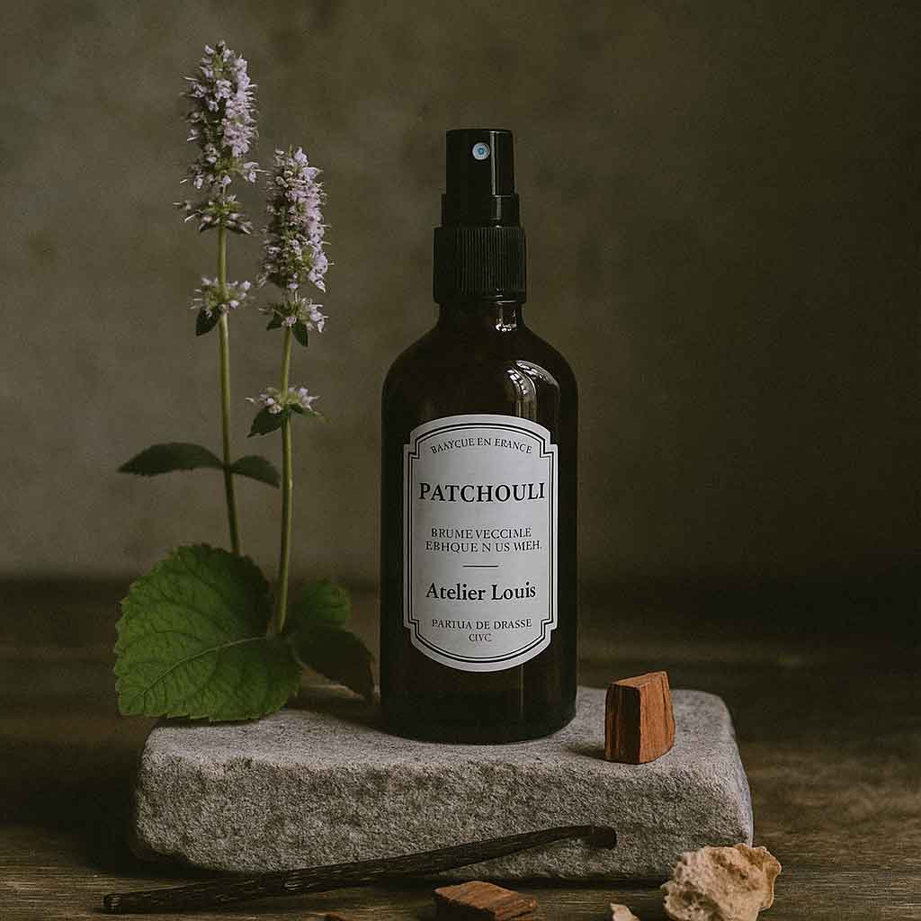 Brume végétale naturelle patchouli · atelier louis