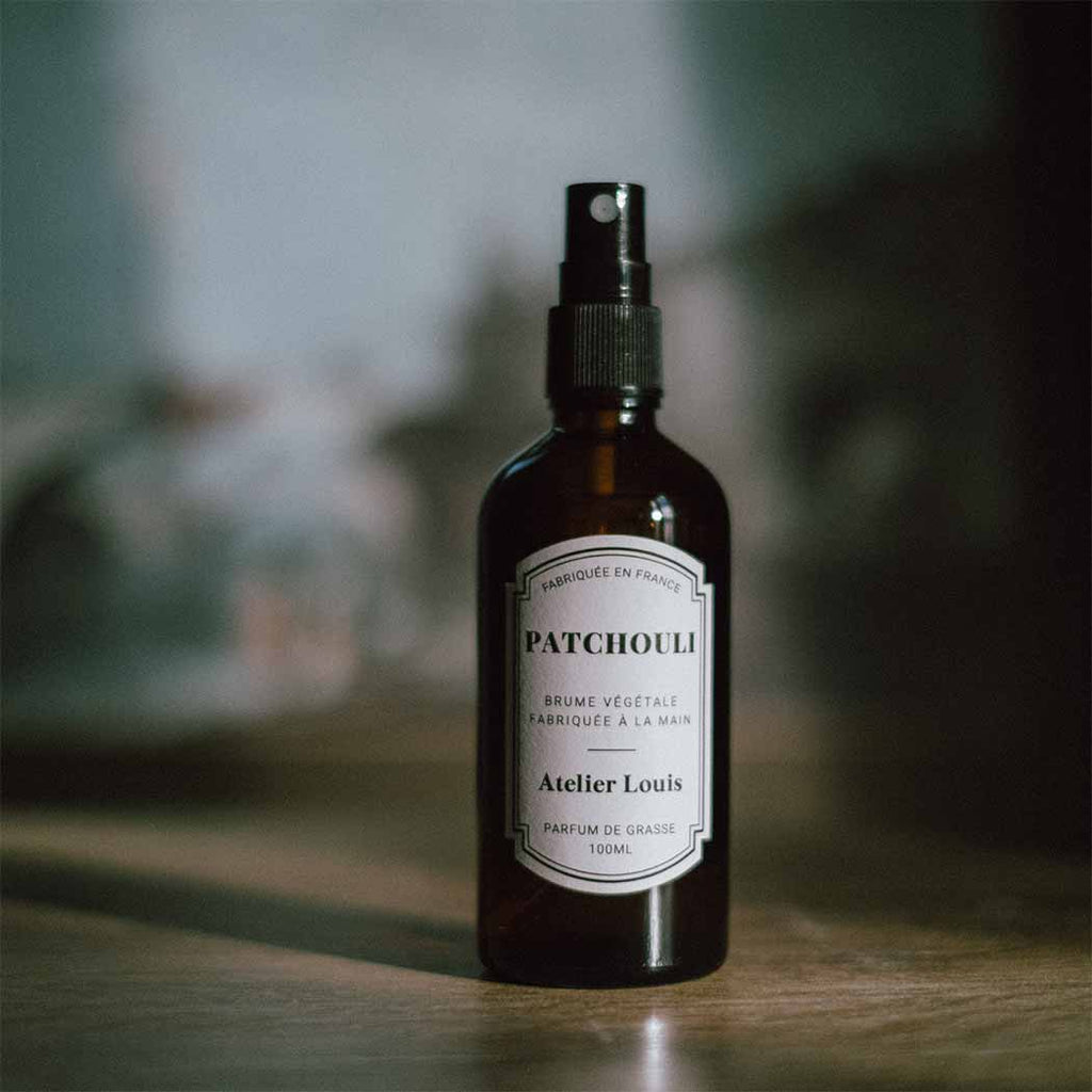 Brume végétale naturelle patchouli · atelier louis