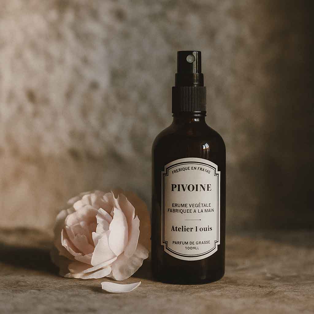 Brume végétale naturelle pivoine · atelier louis