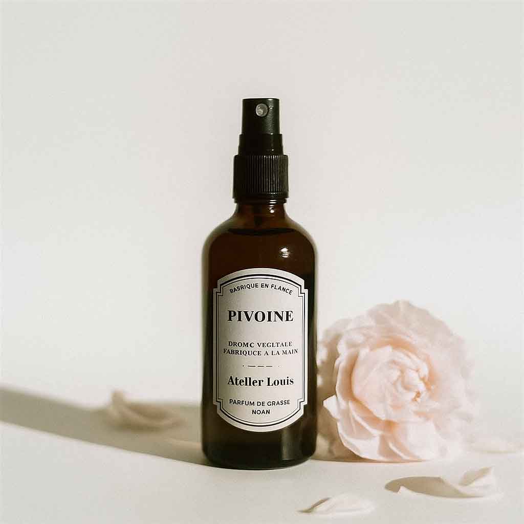 Brume végétale naturelle pivoine · atelier louis