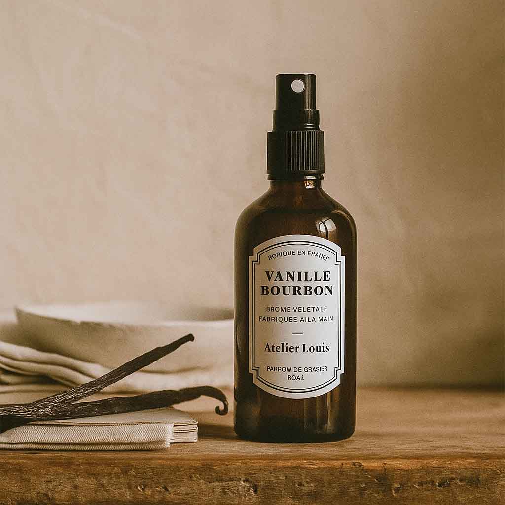 Brume végétale naturelle vanille bourbon · atelier louis