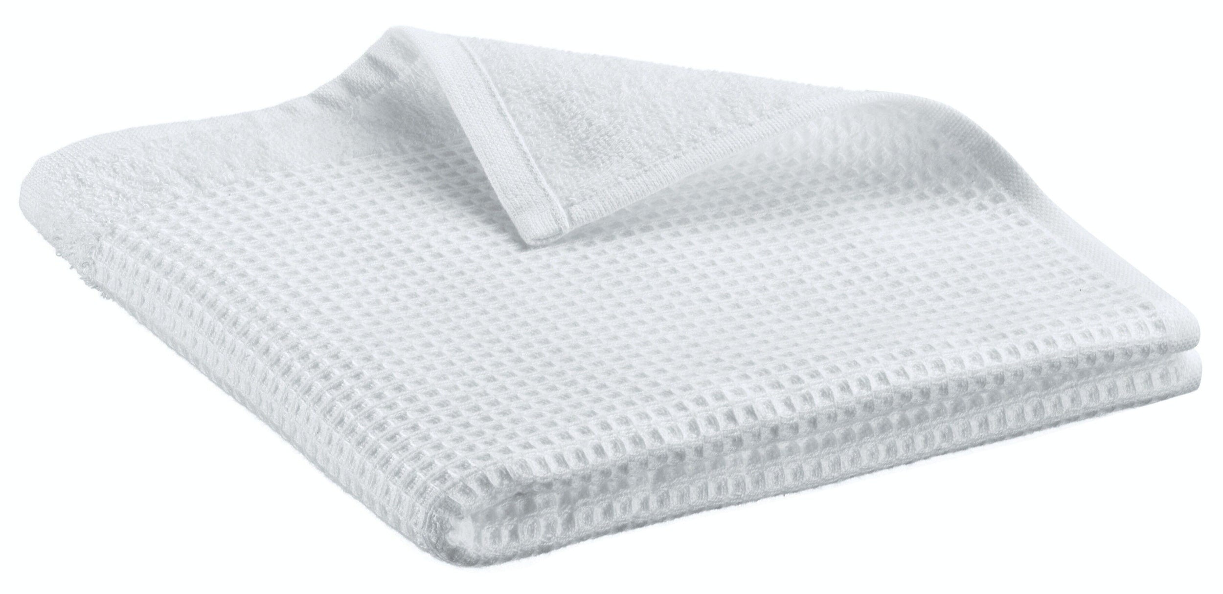 Drap de bain recyclé Abby Blanc 90 x 150 - 1678510000 NaN