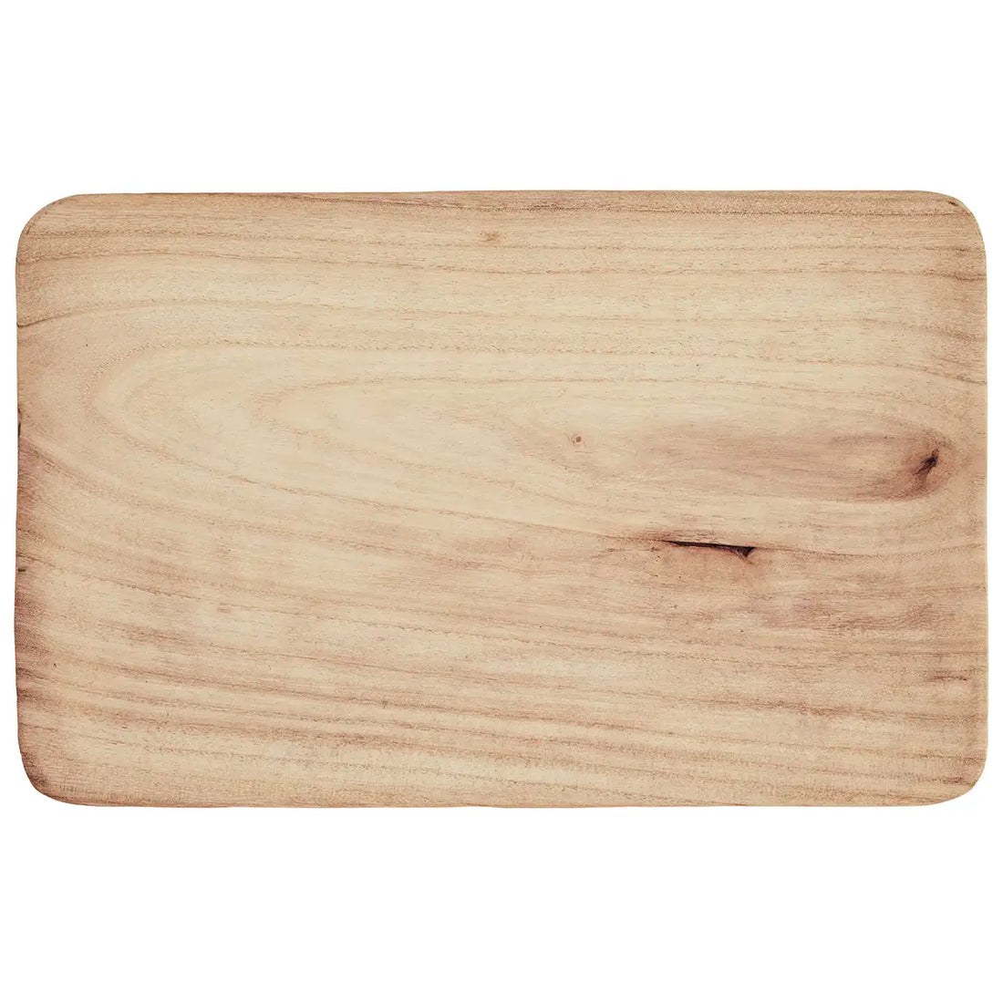 Rectangular wooden tray