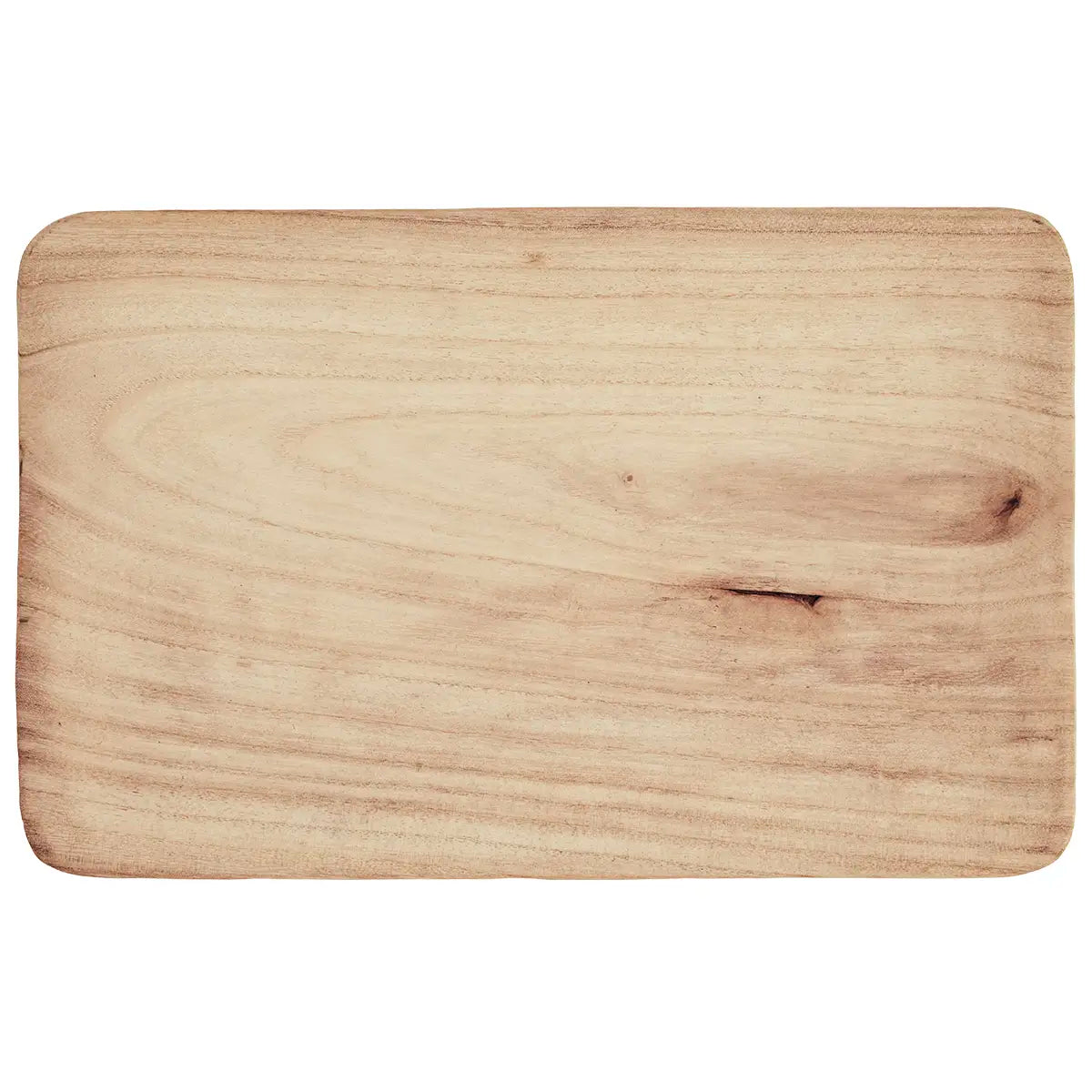 Rectangular wooden tray