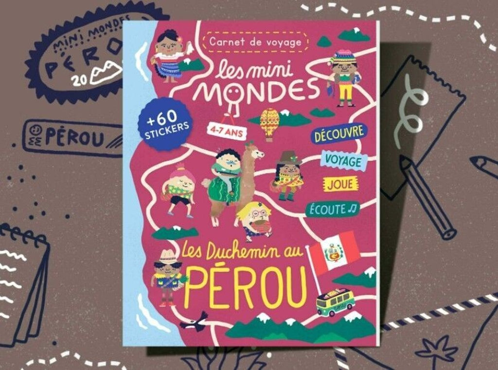 Cahier d'activités enfant pérou - les mini mondes