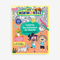 Cahier de coloriage enfant les animaux du monde - les mini mondes