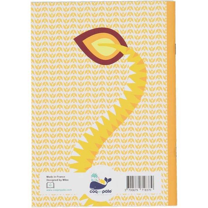 Cahier lion - coq en pâte