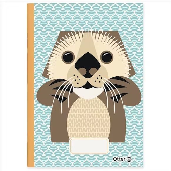 Cahier loutre - coq en pâte