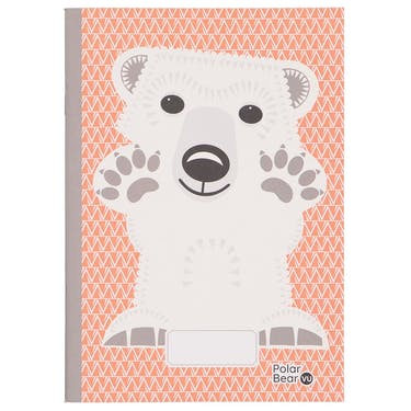 Cahier ours polaire - coq en pâte