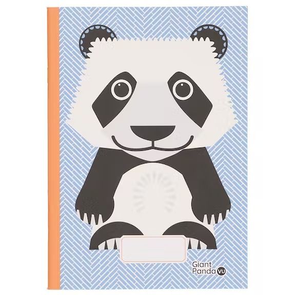 Cahier panda - coq en pâte