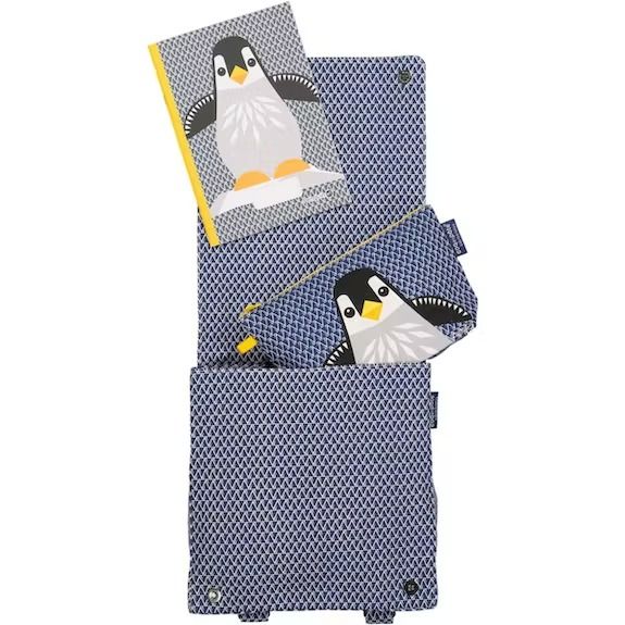 Cahier pingouin - coq en pâte