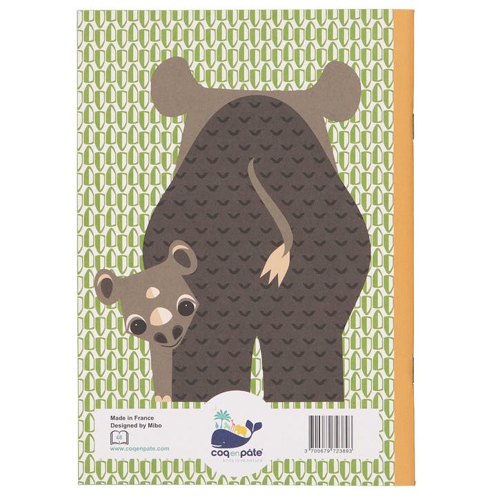 Cahier rhinocéros - coq en pâte