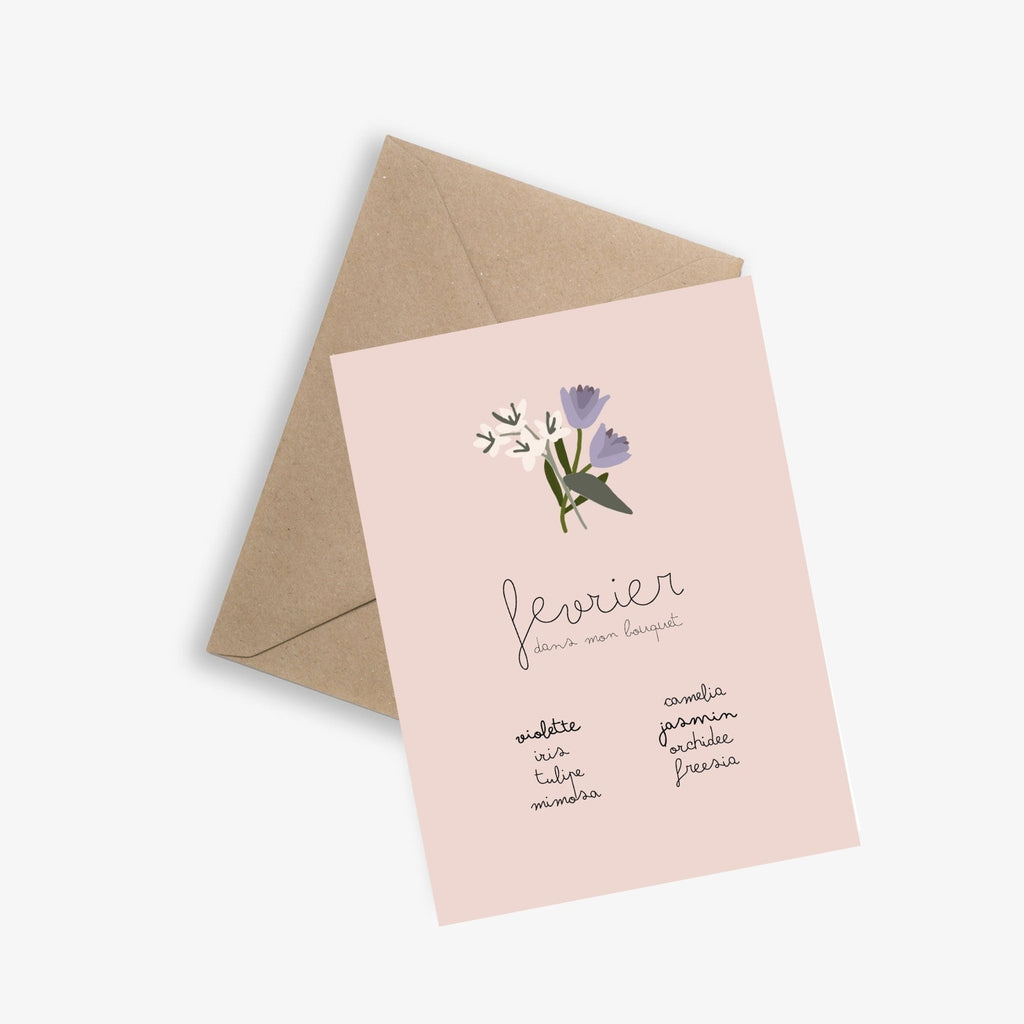 Calendrier de floraison - le papier graphique