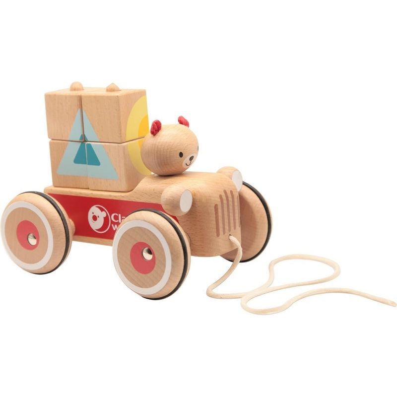 Camion en bois a tirer - classic world