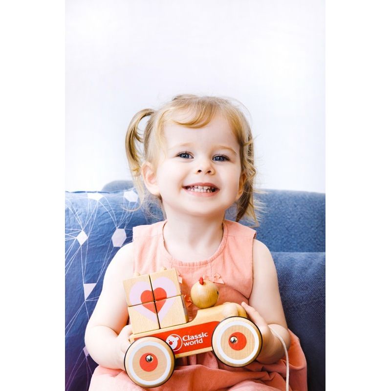 CAMION EN BOIS A TIRER - Classic World - Lili Margaret