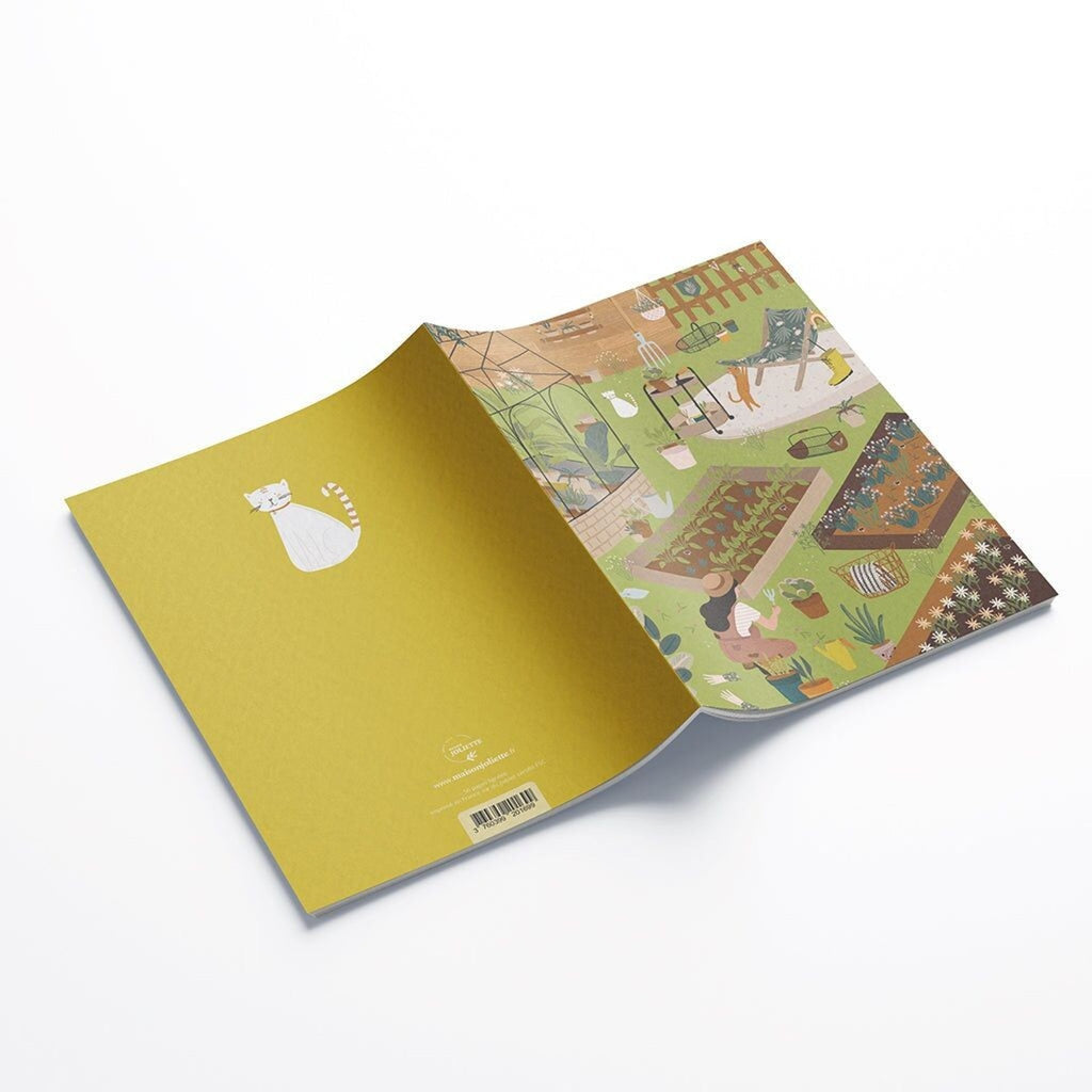 Carnet de note a5 jardin secret– maison joliette