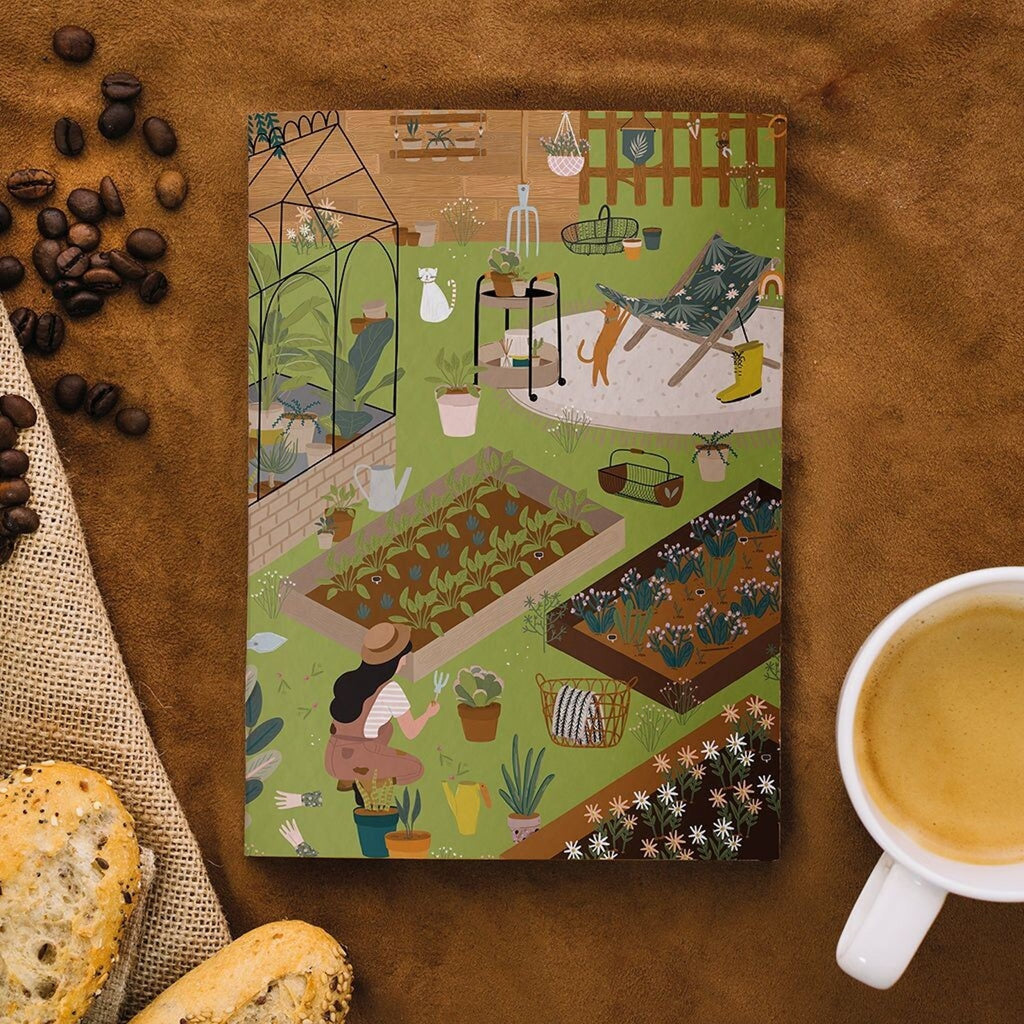 Carnet de note a5 jardin secret– maison joliette