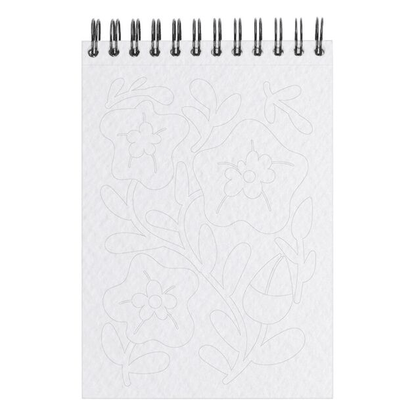 Carnet de coloriage A6 Fleurs colorées - Maison Joliette - Lili Margaret