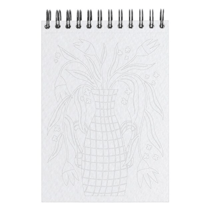 Carnet de coloriage A6 Fleurs colorées - Maison Joliette - Lili Margaret