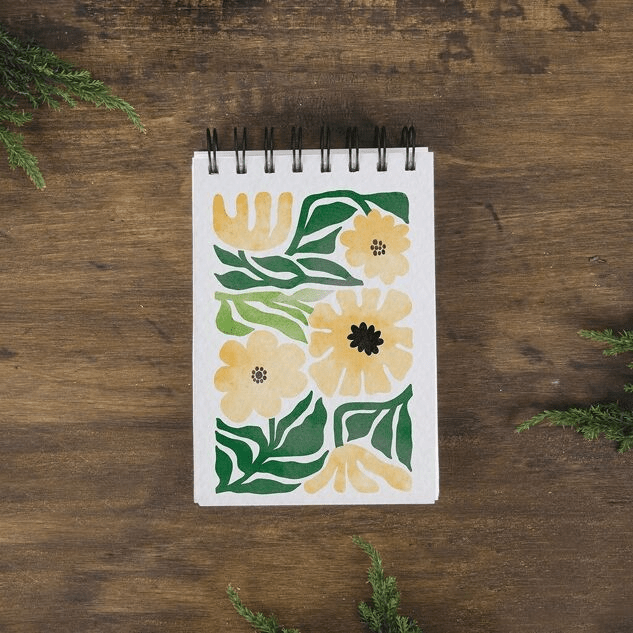 Carnet de coloriage A6 Tropical et Fleurs exotiques - Maison Joliette