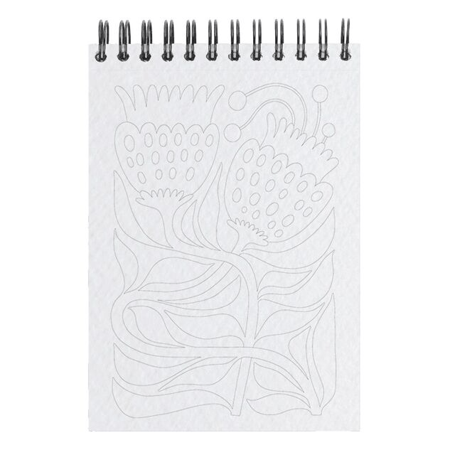 Carnet de coloriage A6 Tropical et Fleurs exotiques - Maison Joliette