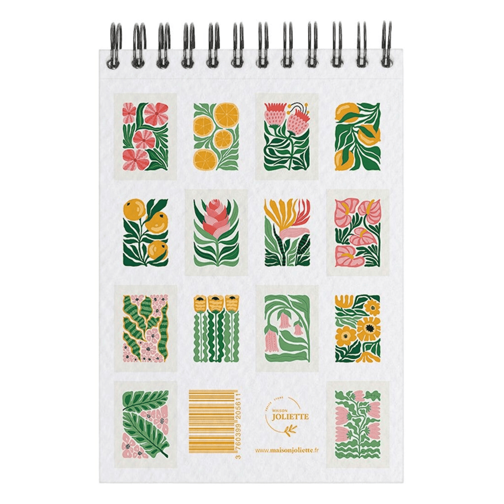Carnet de coloriage A6 Tropical et Fleurs exotiques - Maison Joliette