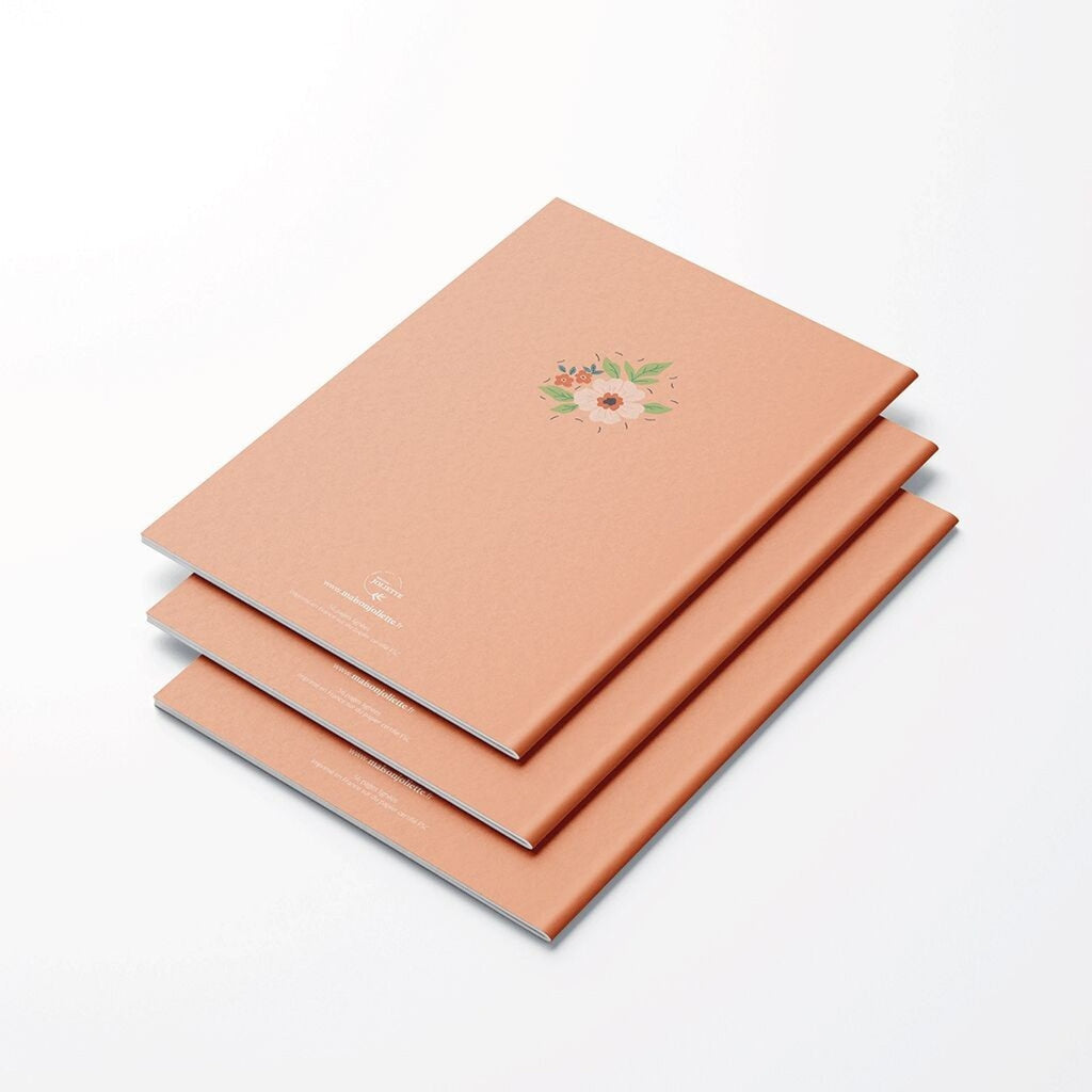Carnet de note fleurs a5 – maison joliette