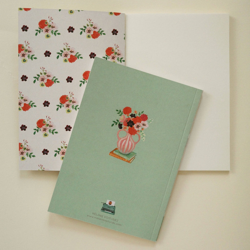 Carnet de notes A6 Good Vibes & Flowers