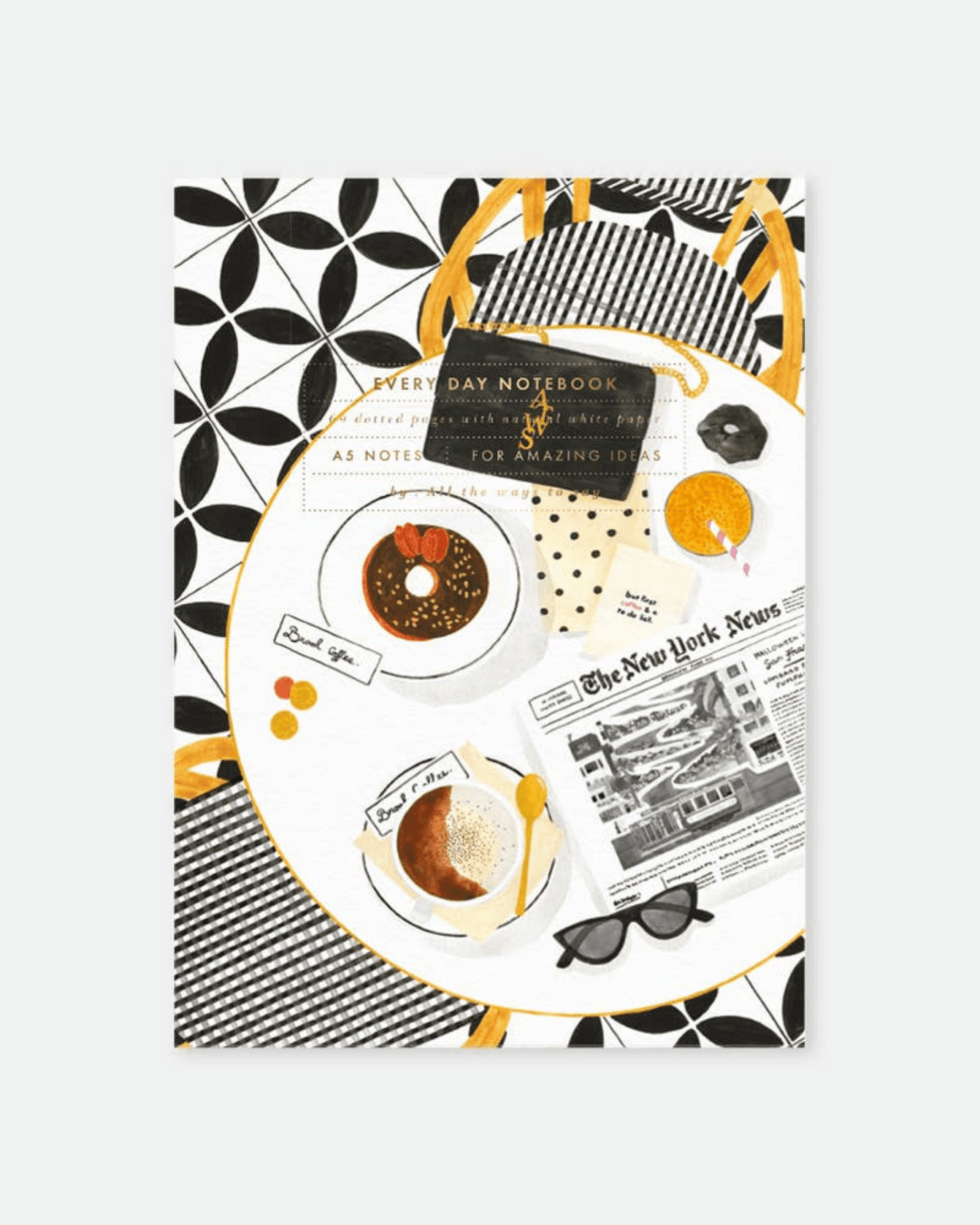 CARNET DE NOTES BROOKLYN – ILLUSTRATION NEW YORK all the ways to say - Lili Margaret