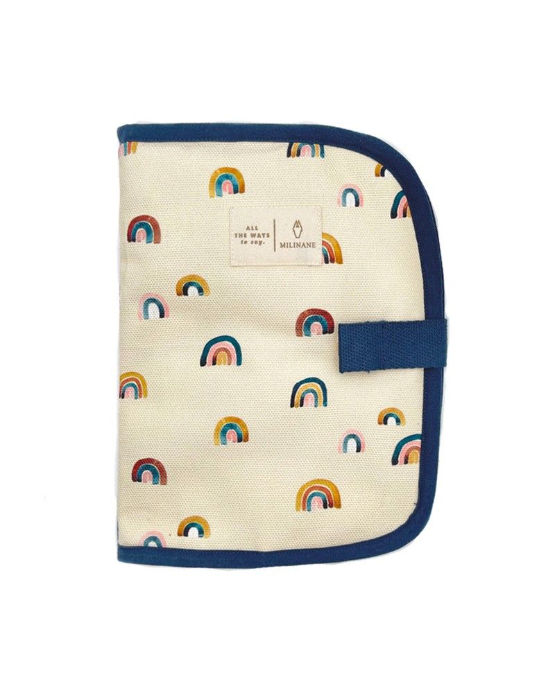 PROTÈGE CARNET DE SANTÉ BABY RAINBOW - Milinane