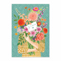 Carte Je t'aime avec des fleurs - Mélanie Voituriez
