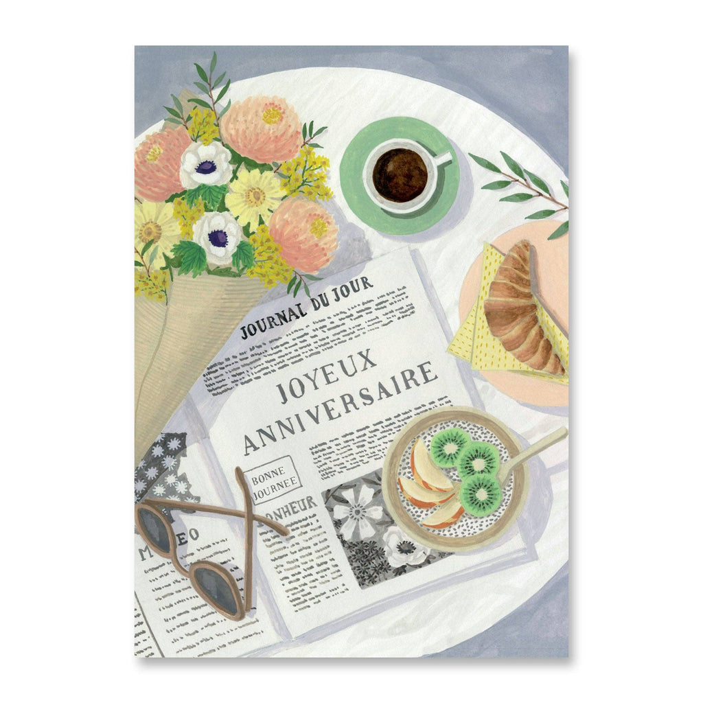 Carte Journal d'anniversaire - Mélanie Voituriez