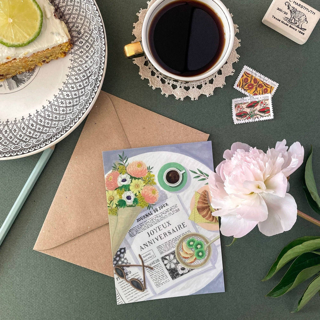 Carte Journal d'anniversaire - Mélanie Voituriez