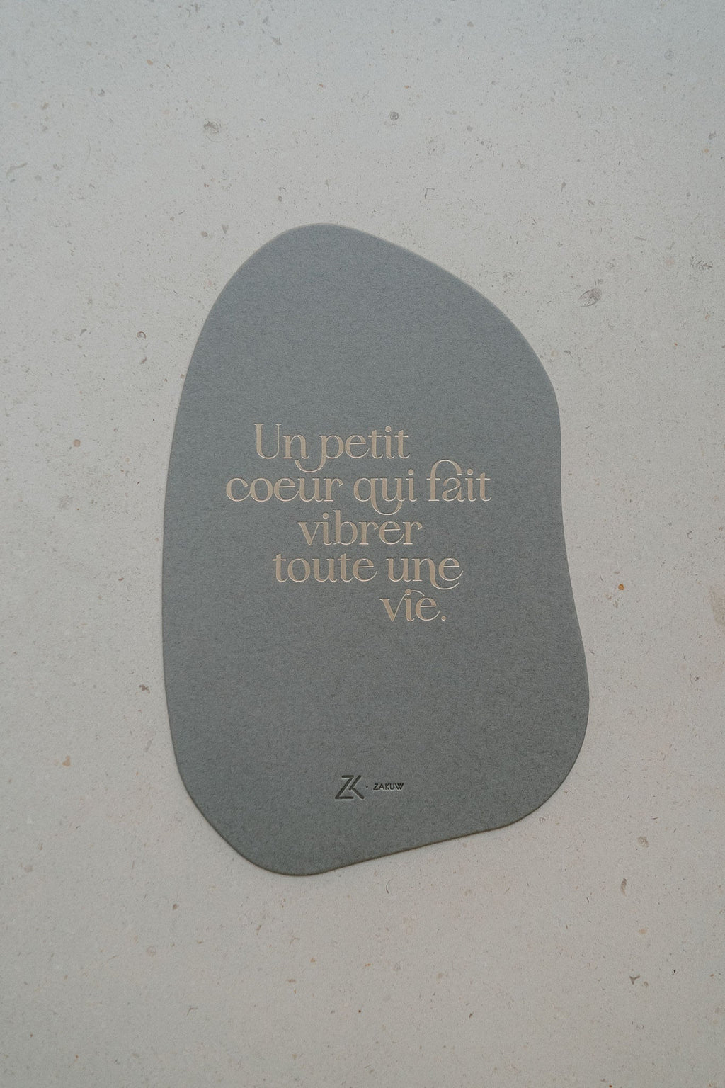 Carte postale bébé Cœur - zakuw