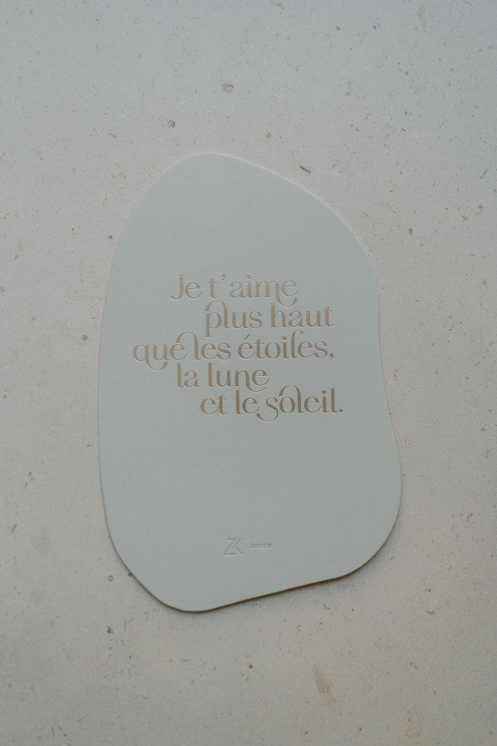 Carte postale bébé Je t'aime - zakuw