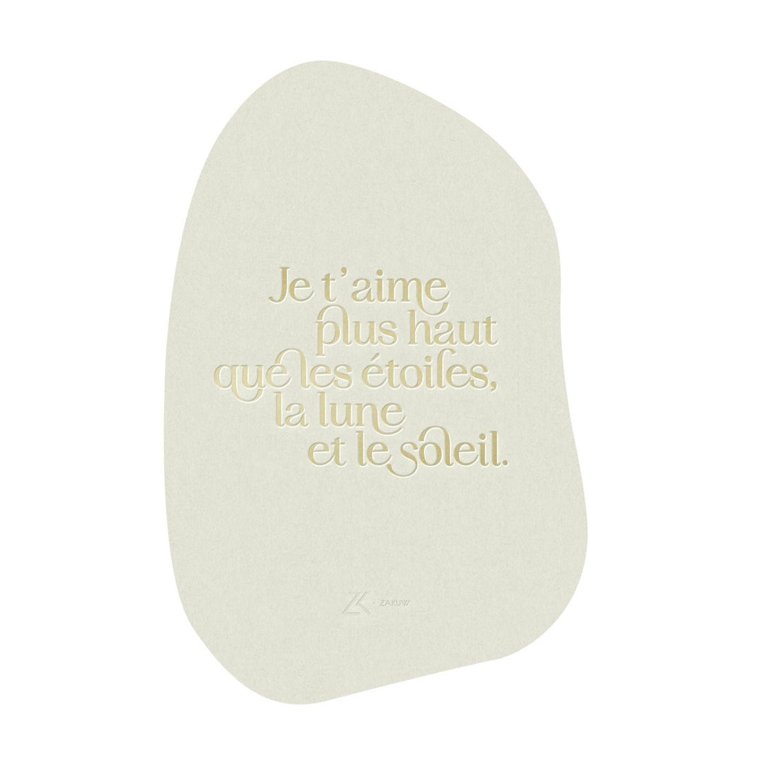 Carte postale bébé Je t&