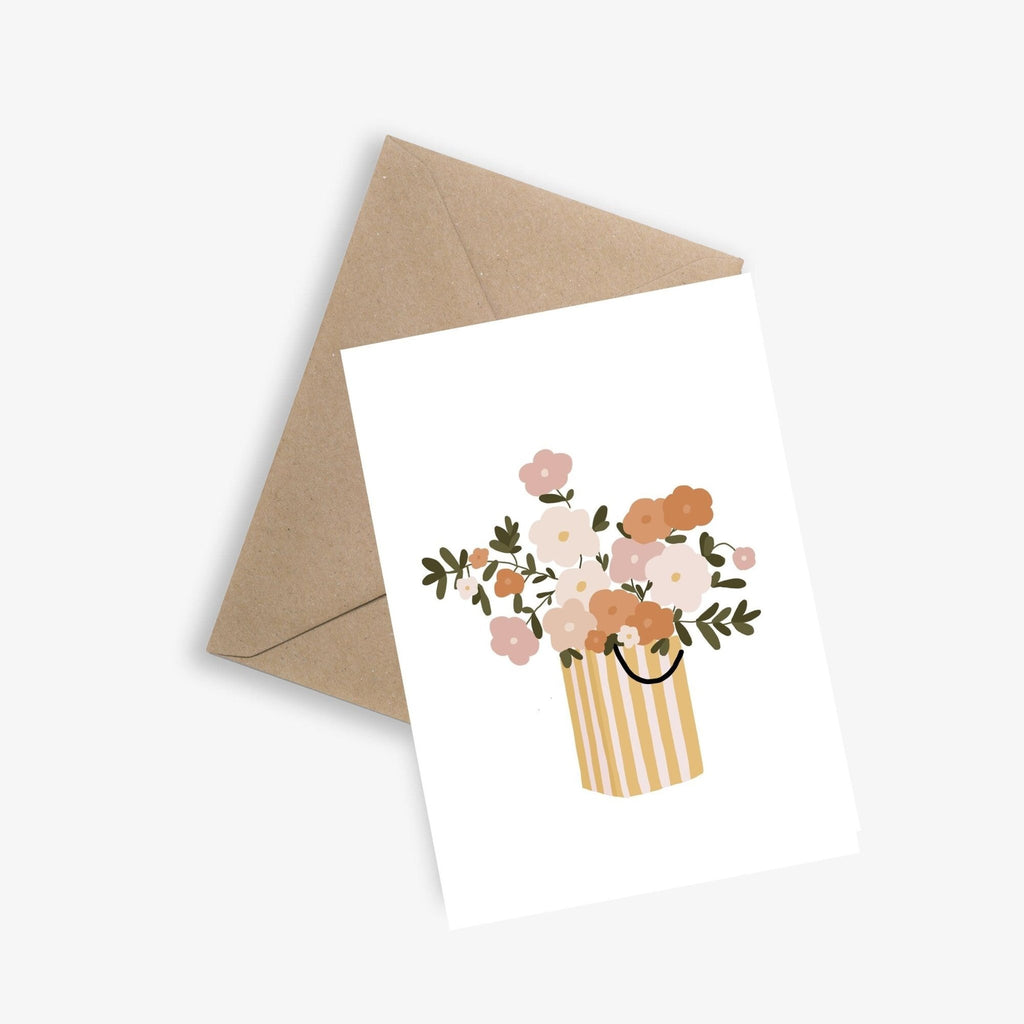 Carte postale bouquet haute couture – le papier graphique