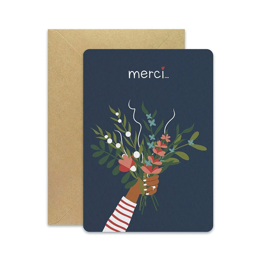 Carte postale bouquet de fleurs