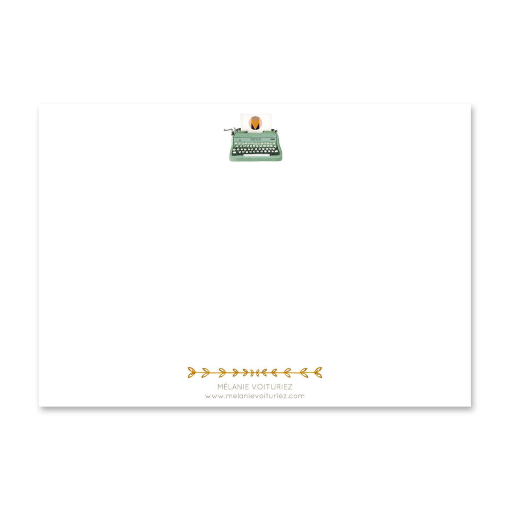 Carte postale Café français - Mélanie Voituriez