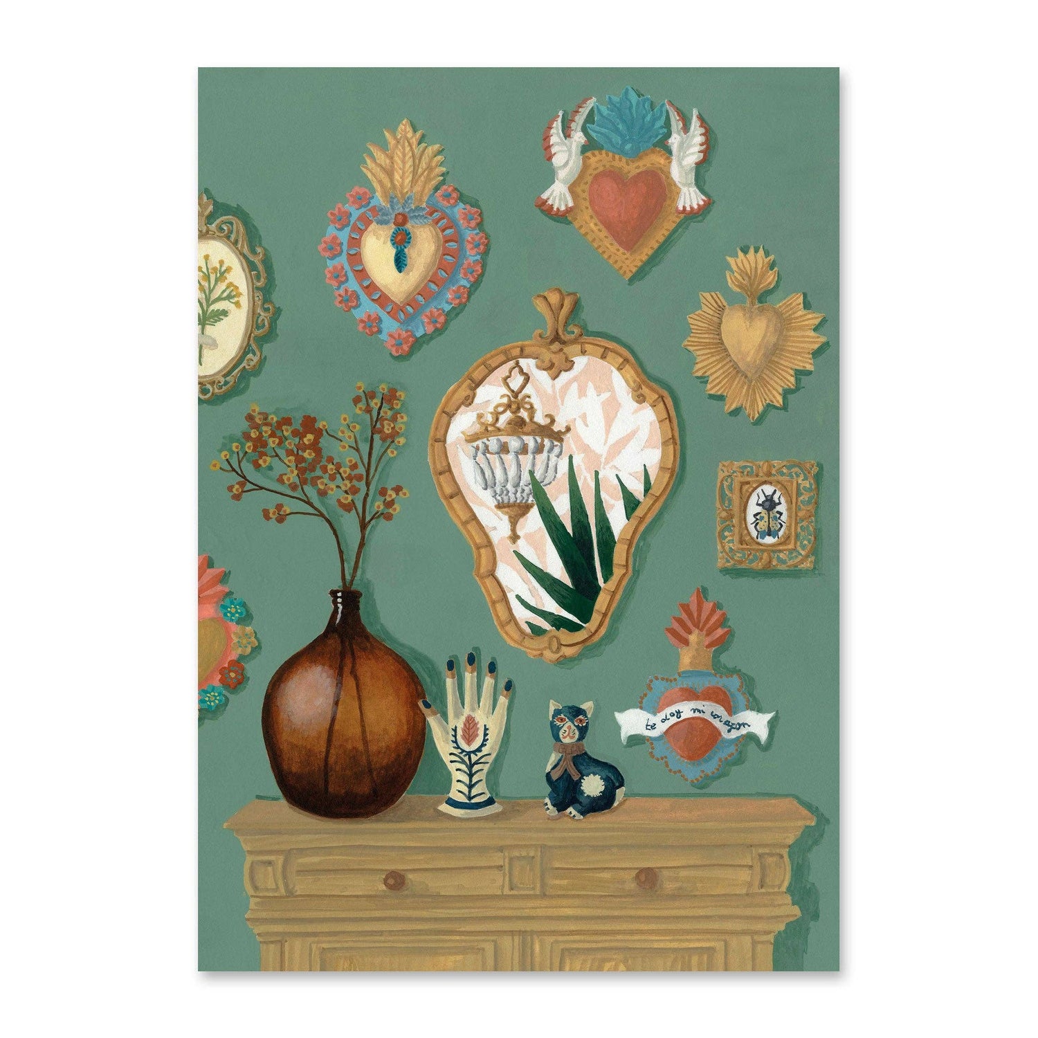 Carte postale Ex - voto - Mélanie Voituriez