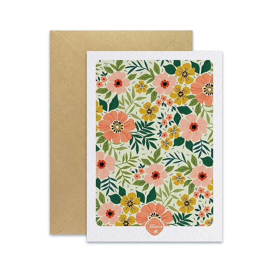 Carte postale florale